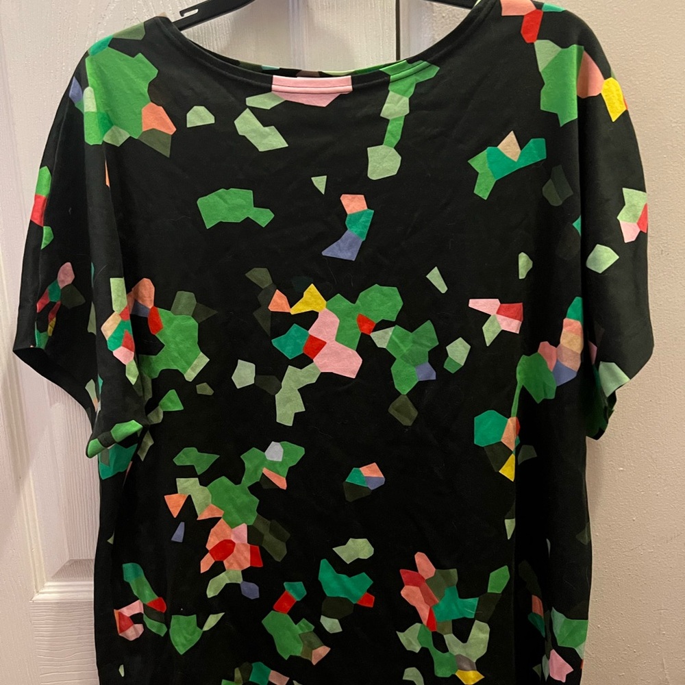 Akris Punto Colorful Geometric Print Top